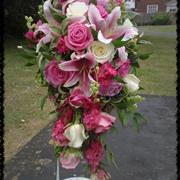Pink summer shower Bridal Bouquet 