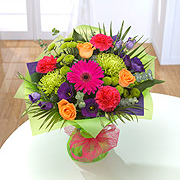 Vibrant Hand-tied Aqua