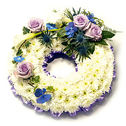  Wreath based Lilac and blue