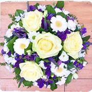 Florist Choice Funeral tribute Posy Bowl Arrangement