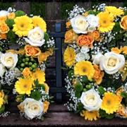Letters with roses (two colours)