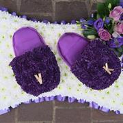  Slippers on a pillow Purple