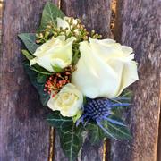 White  Rose Corsage