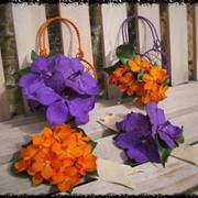 Vanda orchids Bridal wristlets