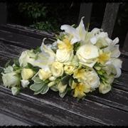 Cream rose Bridal shower Bouquet