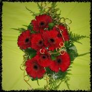 Gerbera loop de loop Shower Bridal Bouquet 