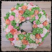  Pastel Wreath Peach