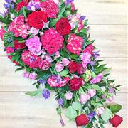 Single Ended Spray Red and Pink 