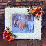  Floral picture frame lg