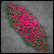 Casket Spray all Red Roses