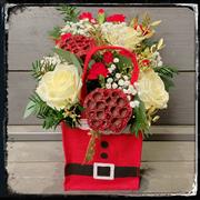  Christmas Hessian Handbag 