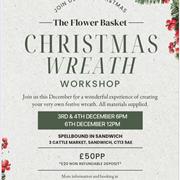 A wreath making workshop 6th December 